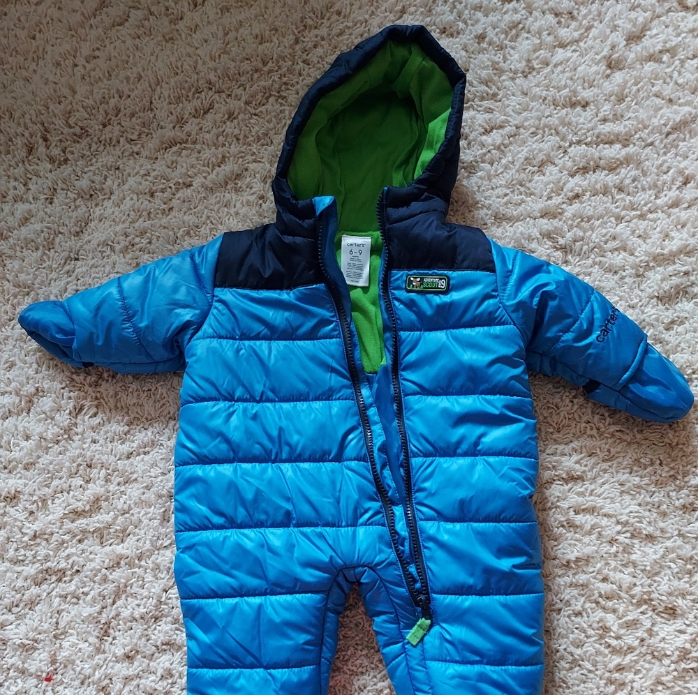 Baby snow suit bunting